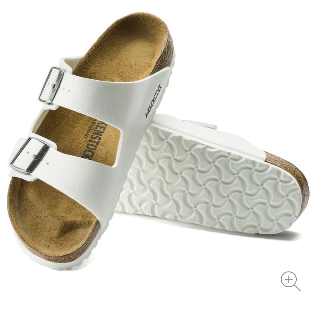 white birkenstocks